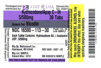 Hb-apap 5-500mg Label Image (Hb Apap 5 500mg Label)